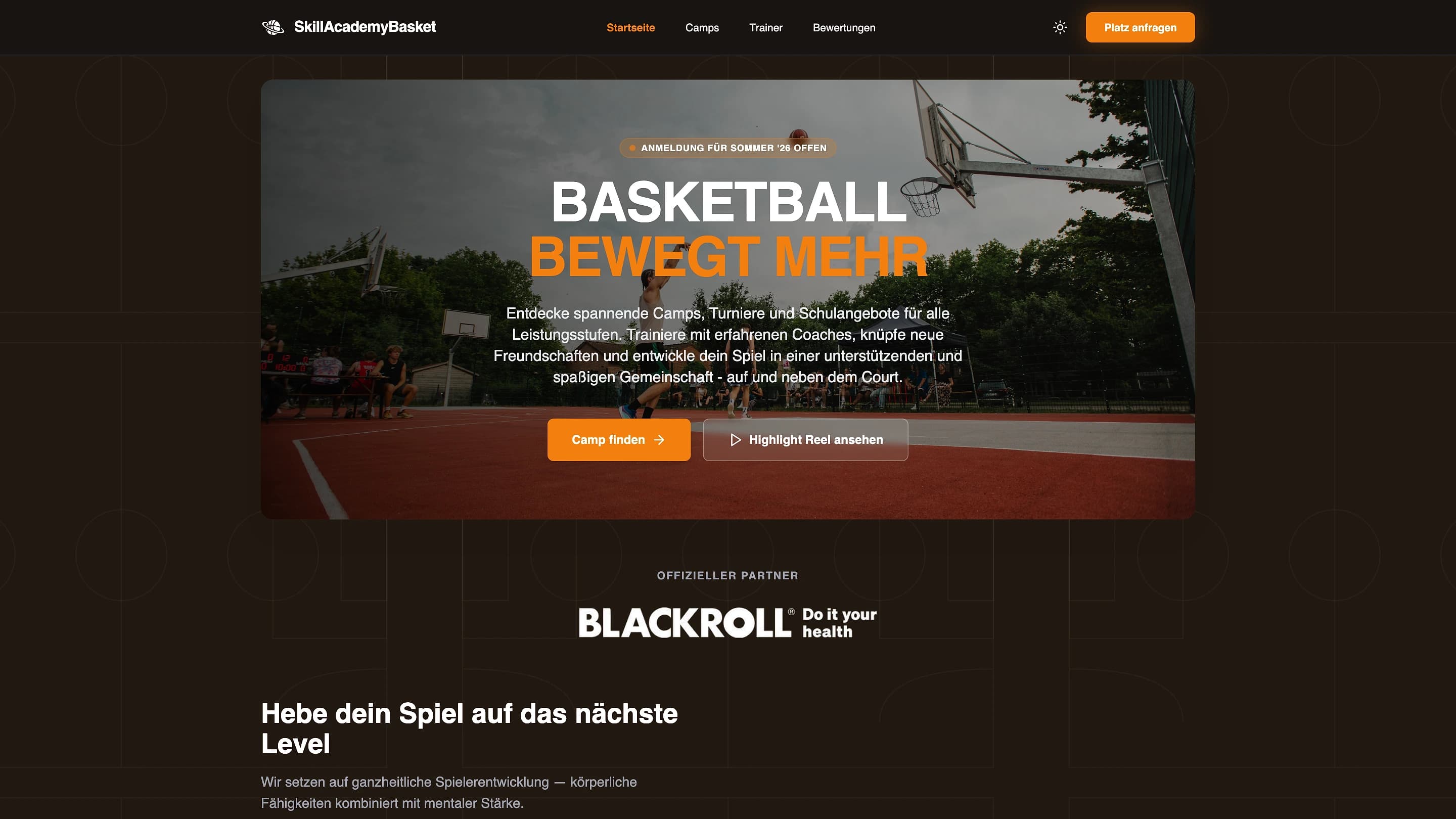 Screenshot von Skill Academy Basket